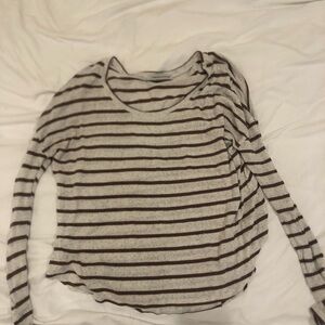 Striped Long Sleeve Top